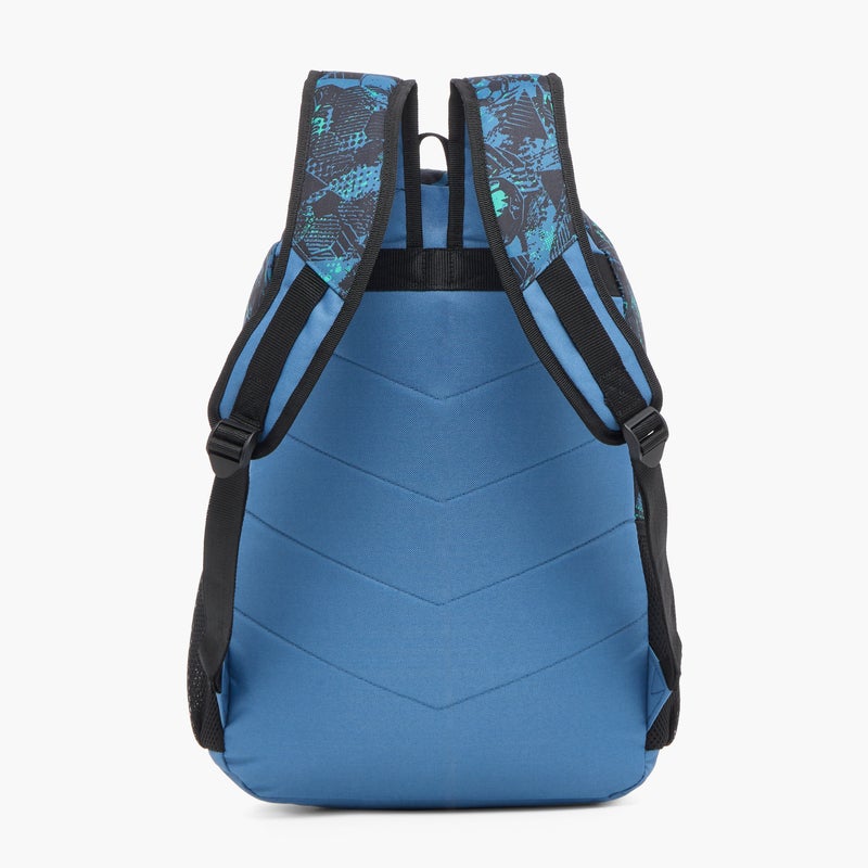 Roll road Backpack - Soccer - 18Inch - 2Cmprt - Printed (Polyester) Blue \ 33X46X17Cm - Image 5